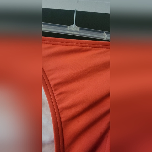 Michael Kors, Coral Colored, Swimsuit, Size Small Bottom, Size Medium Top. - Picture 2 of 8